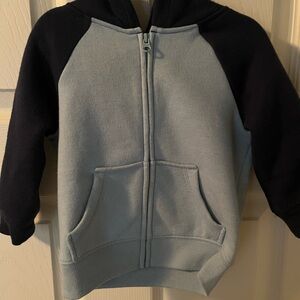 Jumping Beans Light Blue and Black Baby Boy Hoodie